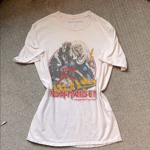 Oversized Iron Maiden Shirt